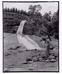 ‘Spillway at Maroondah Lake Healesville’, 1 December 1948.