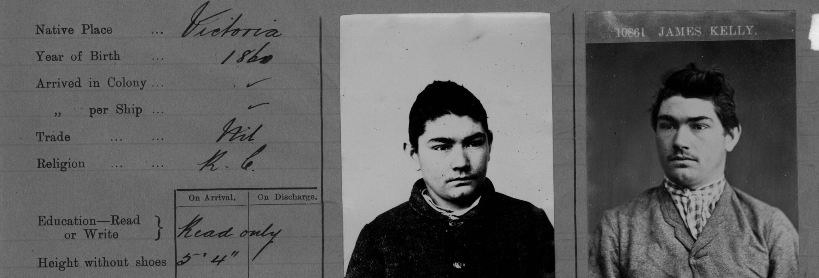 Black and white image of James Kelly