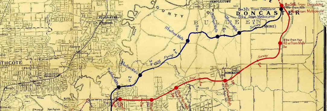 Map of Doncaster railway line proposal