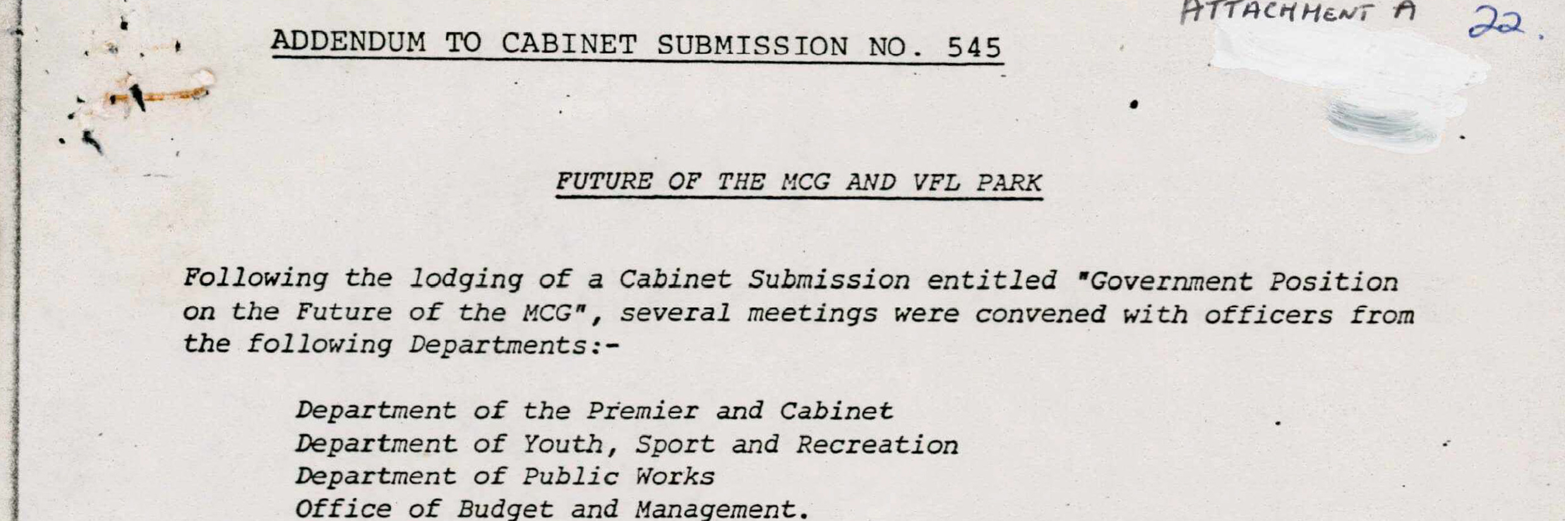 Image of Cabinet briefing