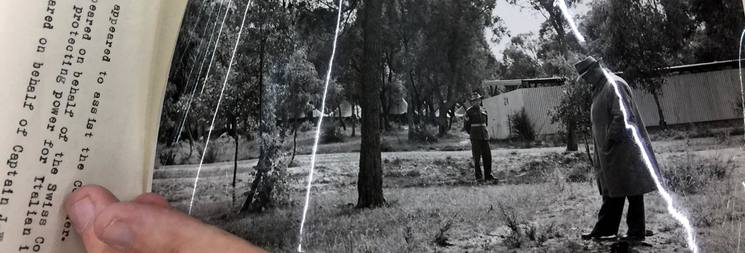 black and white photo of a crime scene