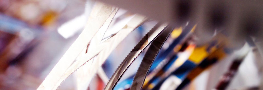 close up pf shredded paper
