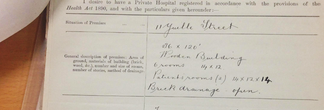 photo of a document with writing on it