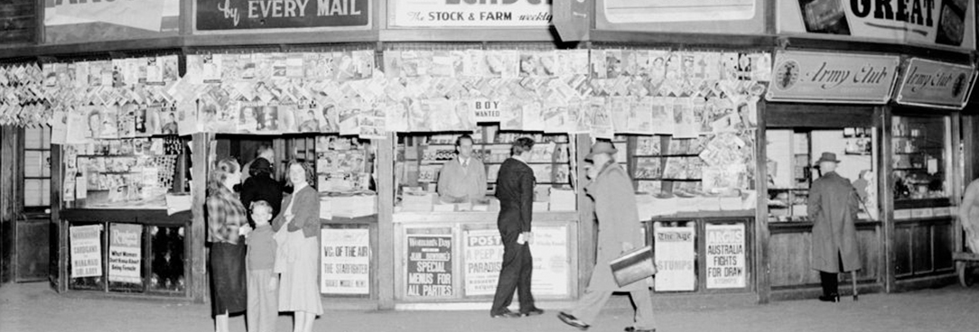 newspaper stand