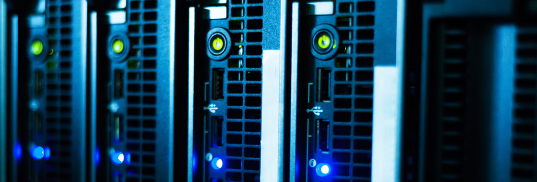 Close up of computer hardware