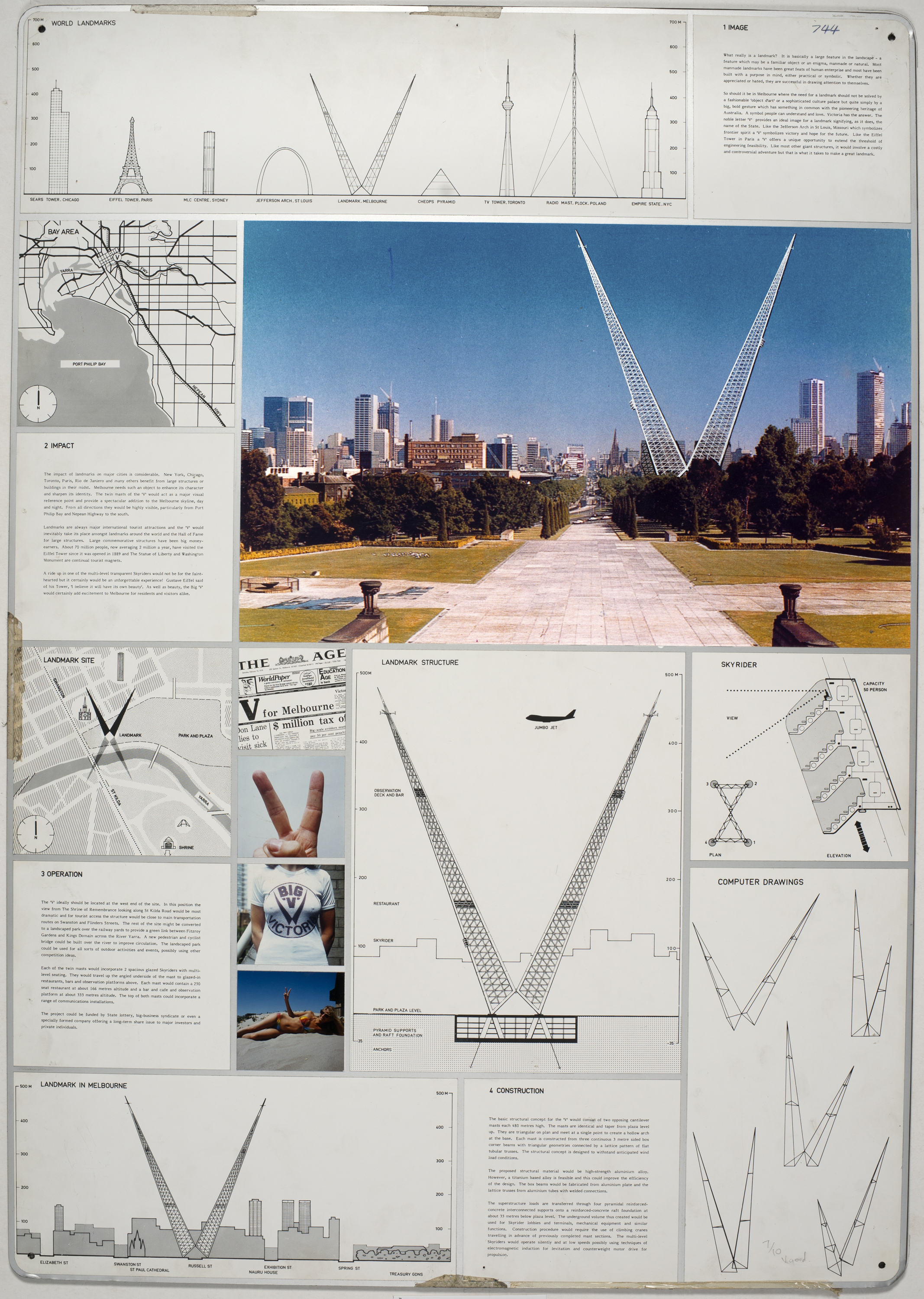 ‘V for Victoria Towers’ by David Nixon and Jan Kaplický 