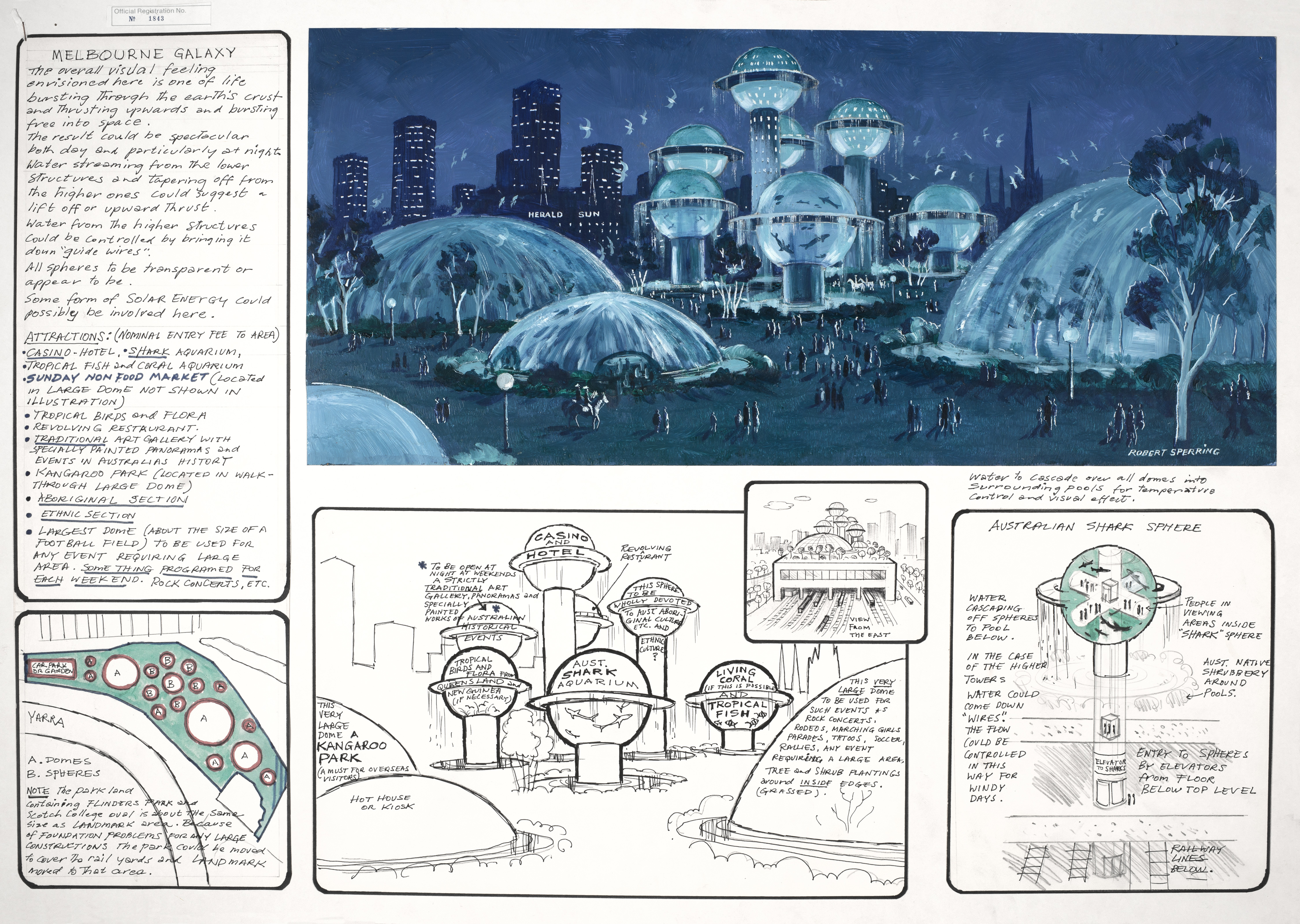 ‘Melbourne Galaxy’ by Robert Sperring and Sydney Davidson 