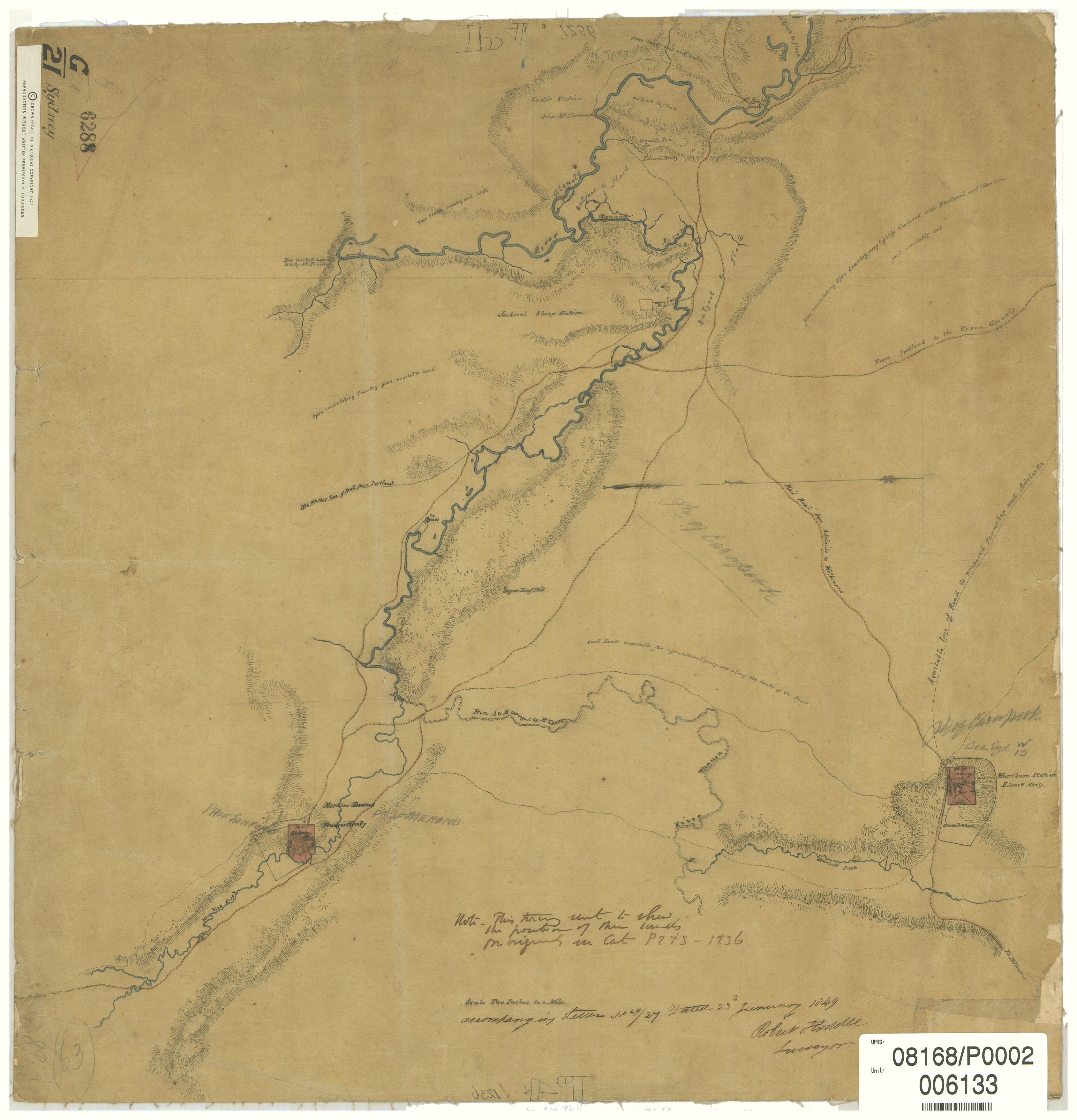 drawn map