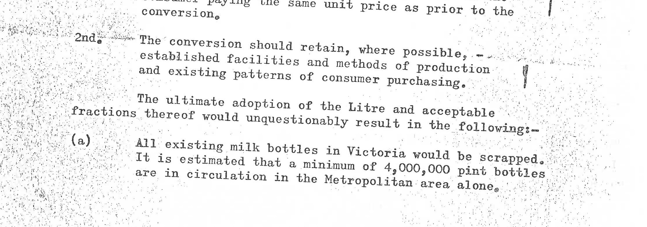 Excerpt on metrification