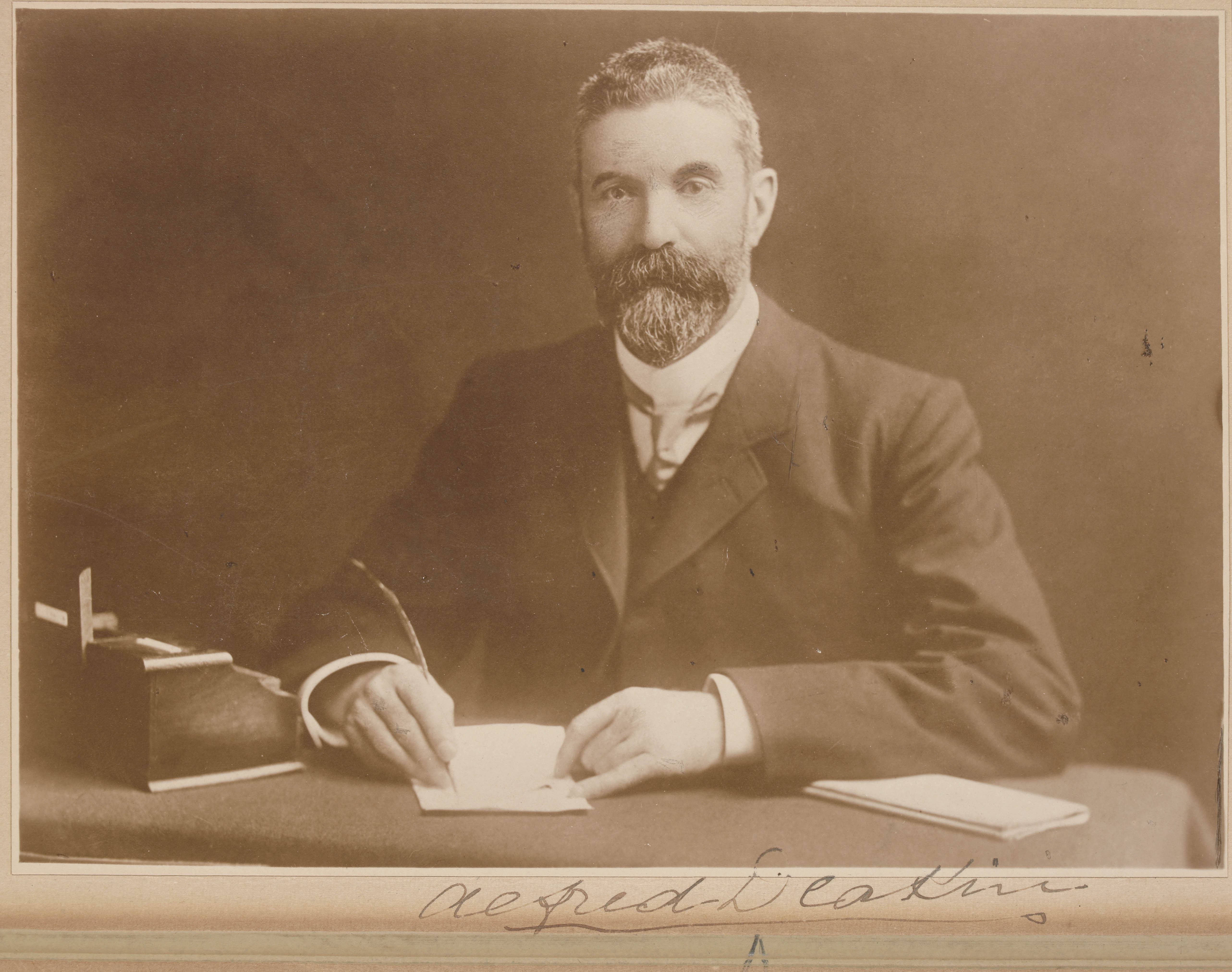 portrait of alfred deakin