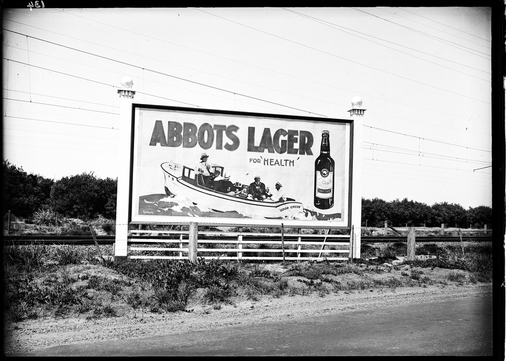 billboard for abbots lager