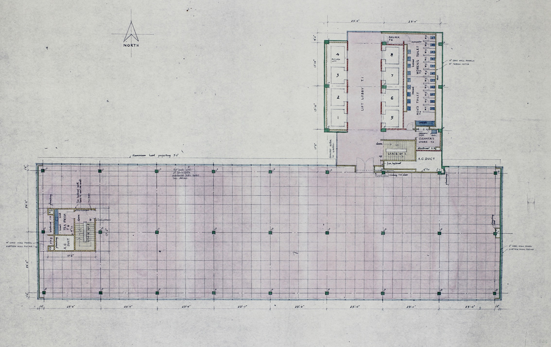 Floor plan, 19 June 1956