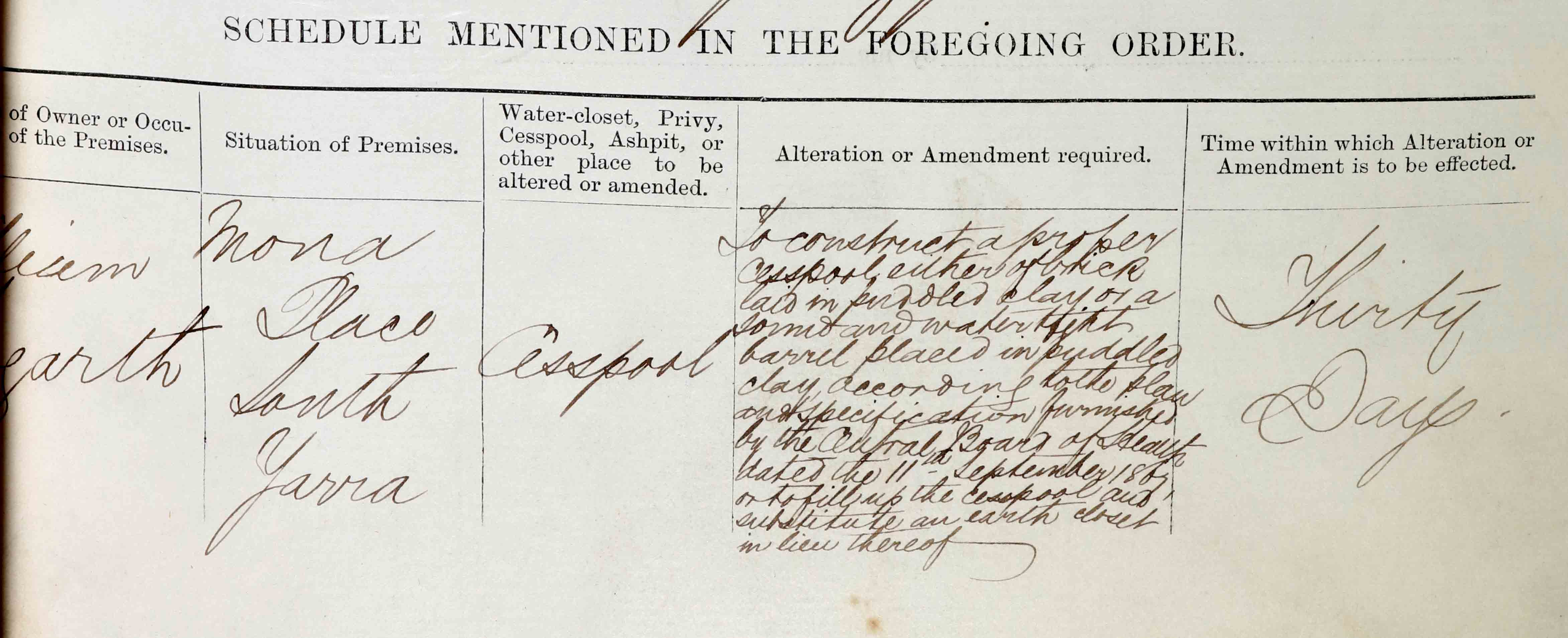 Health Committee Report,  1868