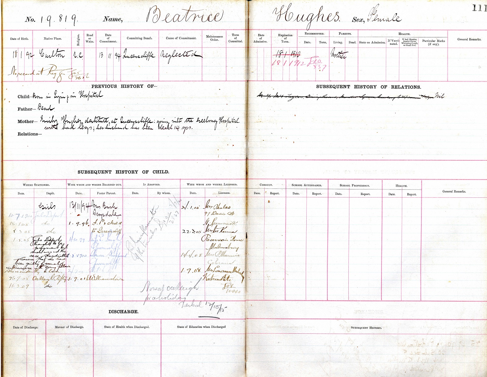 Ward register file 