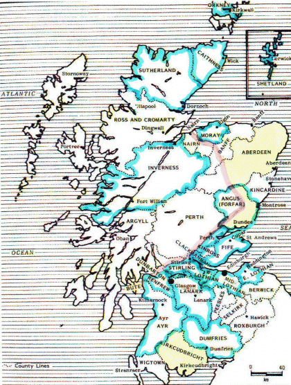 Pastoralists’ and miners’ shires of origin in Highlands and Lowlands.