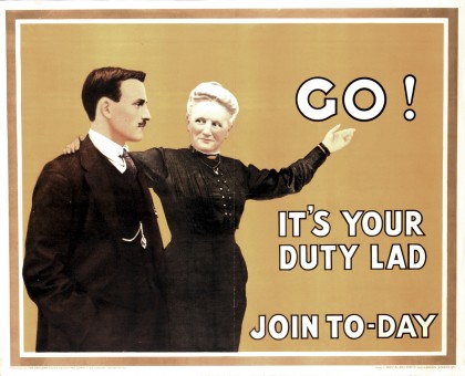 Go! It’s your duty Lad.