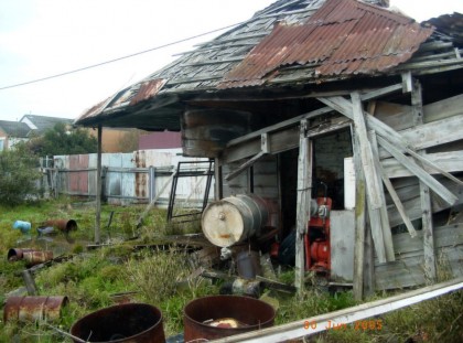 Rear of the Pope House, September 2005