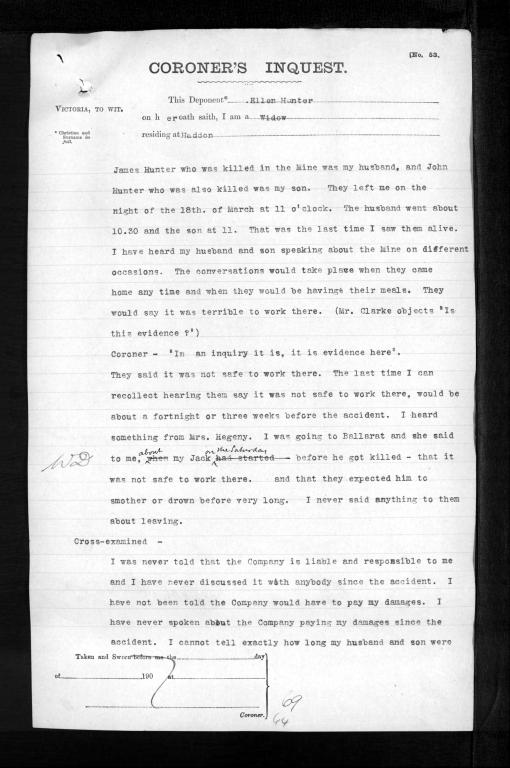 Typed up report