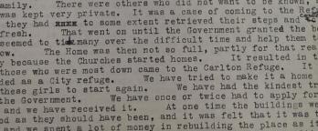 Photo of a document relating to the refuge Photo of a document relating to the refuge