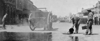 Image of road works