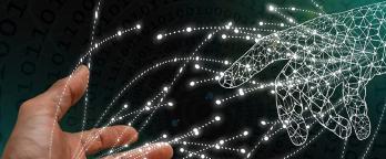 stock image AI hand