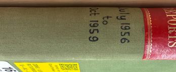 spine of a book that says reports