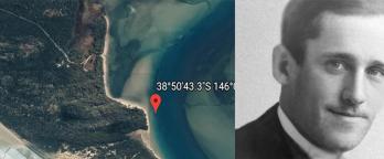 Location of the Sandy Point Gippsland, Victoria 