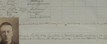 John Reardon VPRS 515 No. 22397 a page from a prison register