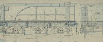 VPRS 3426 P9 A80 a drawn plan of a train