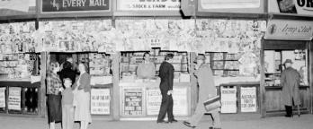 newspaper stand