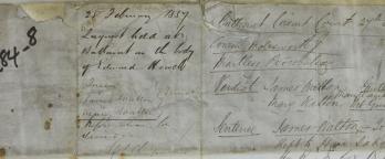 Criminal Trial Brief – VPRS 30/P0000/70 Item 2/248 photo of the front page of Mary Coghlan's inquest within the criminal trial brief