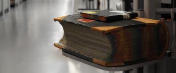 Rate books photo of a rate book in the archives