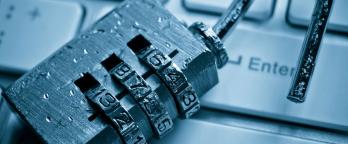 Stock Image Keyboard and padlock