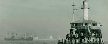 Detail of a photograph of Point Gellibrand Pile Light House, c. 1960s, PROV, VPRS 8357/P1, Unit 6, Photograph [006]