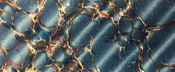 blue and red water coloured swirly artwork