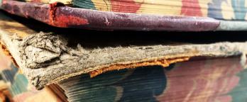 photo of books stacked on top of each other