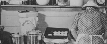 Baking biscuits for dinner VPRS 14517 P1 53 B730 a woman baking