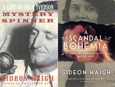 two of gideon's books side by side