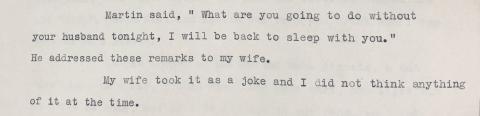 a close up of some of the testimony