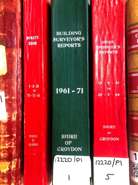 book spines