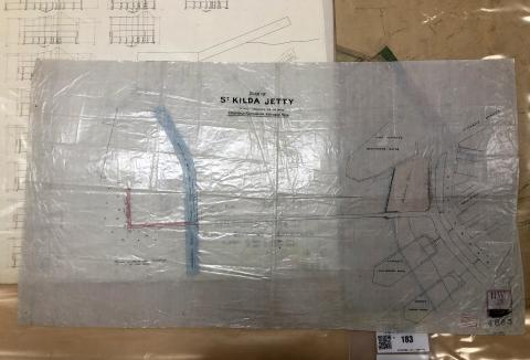 plans on a table