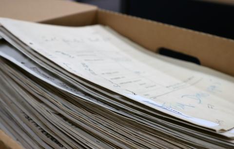 files in a box