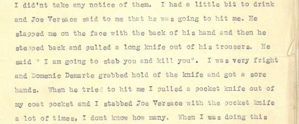 snapshot of typed text from the file
