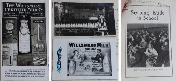 flyers and ads about the benefits of milk