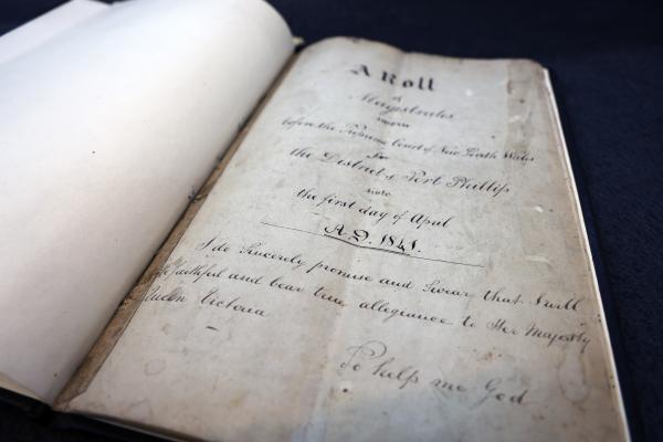 open book with the words 'A Roll'