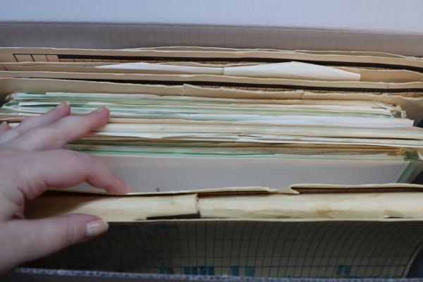 files in a box