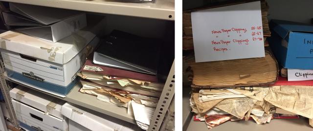 Boxes of records and files