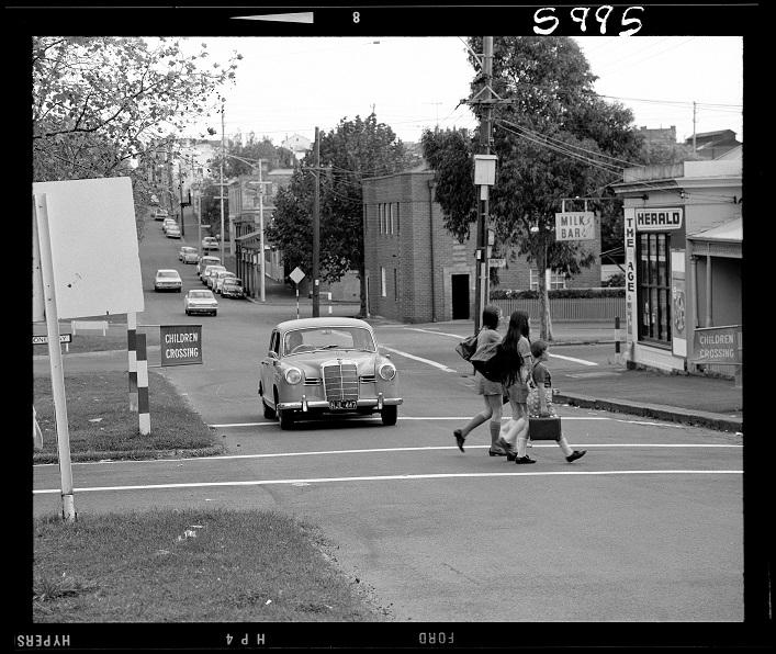 Photo of old Pedestrian Crossing Errol Street 