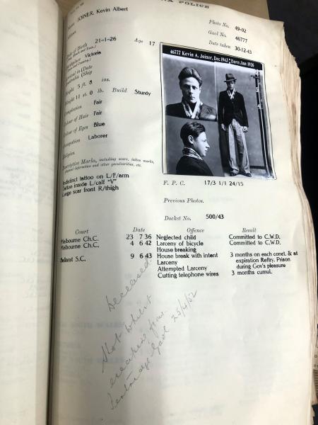 page with photograph