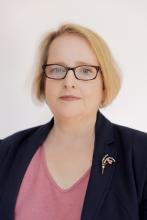 woman looking at camera